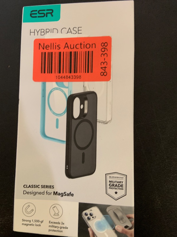 Photo 1 of ESR for iPhone 16 Case, Camera Control, Compatible with MagSafe, Shockproof Military-Grade Protection, Magnetic Phone Case for iPhone 16, Classic Hybrid Case (HaloLock), Clear