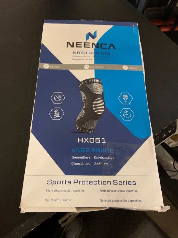 Photo 1 of NEENCA Knee Brace for Women & Men, Medical Knee Support with Patella Pad & Side Stabilizers, Knee Compression Sleeve for Knee Pain, Meniscus Tear, ACL, Joint Pain, Runner, Workout - FSA/HSA Eligible