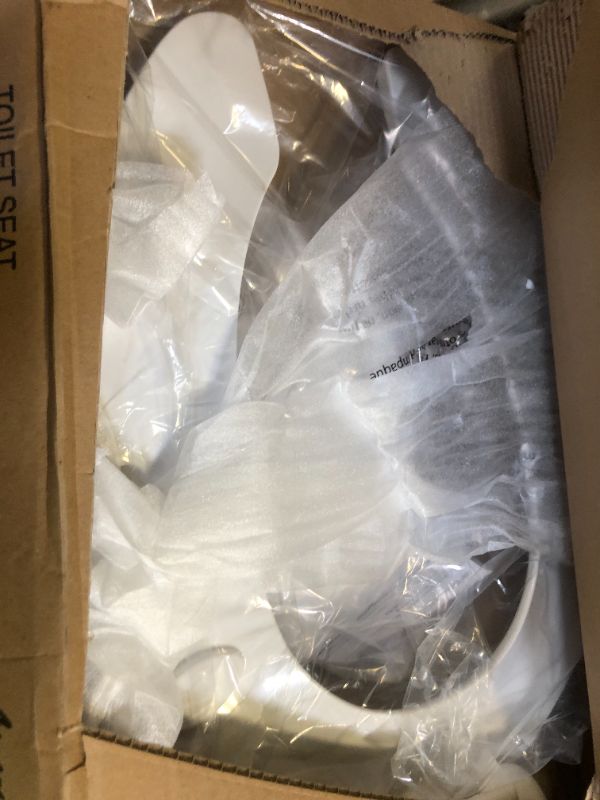 Photo 1 of American Standard 5901100SS.020 Heavy-Duty Commercial Toilet Seat, White 2.13 in wide x 9.25 in tall x 17.88 in deep