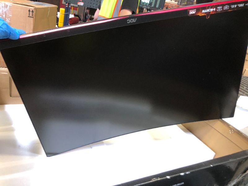 Photo 1 of AOC C27G2Z 27" Curved Frameless Ultra-Fast Gaming Monitor, FHD 1080p, 0.5ms 240Hz, FreeSync, 2x HDMI 2.0, 1x Display Port, Height Adjustable, Xbox PS5 Switch Ready, 3-Year Zero-Bright-Dot