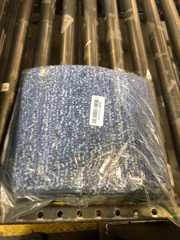 Photo 1 of Kitinjoy Indoor Outdoor Door Mat, 59x20 Non-Slip Absorbent Dirt Trapper, Low-Profile Washable Inside Entrance Front Floor Mat, Sturdy Soft Entry Doormats for Entryway, Navy Blue