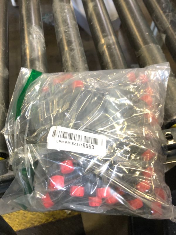 Photo 1 of La Farah 50pcs Drip Emitters for 1/4" Drip Irrigation Tubing, Adjustable 360 Degree Water Flow Drippers on 5" Arrow Stake, Garden Irrigation Drippers for (4-7mm) Watering System