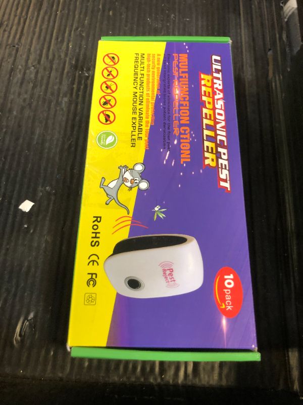 Photo 1 of JahyElec 10Pack Ultrasonic Pest Repeller Electronic Mouse Repellent Ultrasonic Plug in Mice Repellent Indoor Sonic Electronic Plug in Pest Controlfor Insect,AntBugs,Spide,Rat,Cockroach (Red)