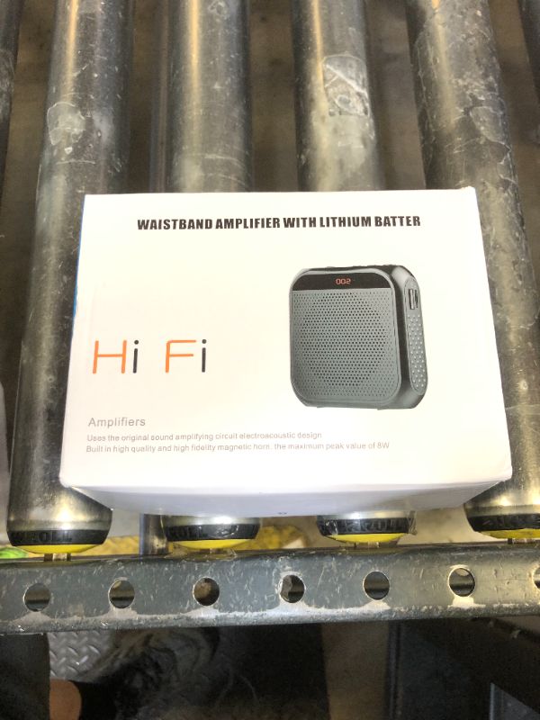 Photo 1 of HZXINWANG Portable Amplifier, Rechargeable Teacher Microphone, MiNi Amplifier System, Classroom Microphone, Tour Guide, Yoga Outdoor