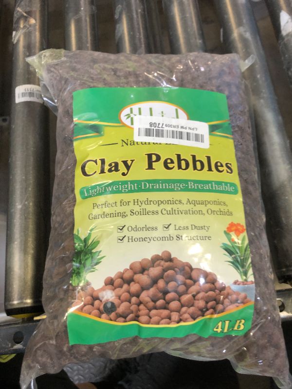 Photo 1 of Halatool 4LB Leca Clay Pebbles for Plants 4mm-16mm Lightweight Clay Balls 100% Natural Hydro Balls for Aquarium Potted Plants Hydroponic Growing Gardening Orchids Drainage Decoration Aquaponics