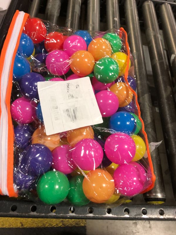 Photo 1 of Vanland Ball Pit Balls for Baby and Toddler Phthalate Free BPA Free Crush Proof Plastic - Multicolored Pit Balls in Reusable Play Toys for Kids with Storage Bag