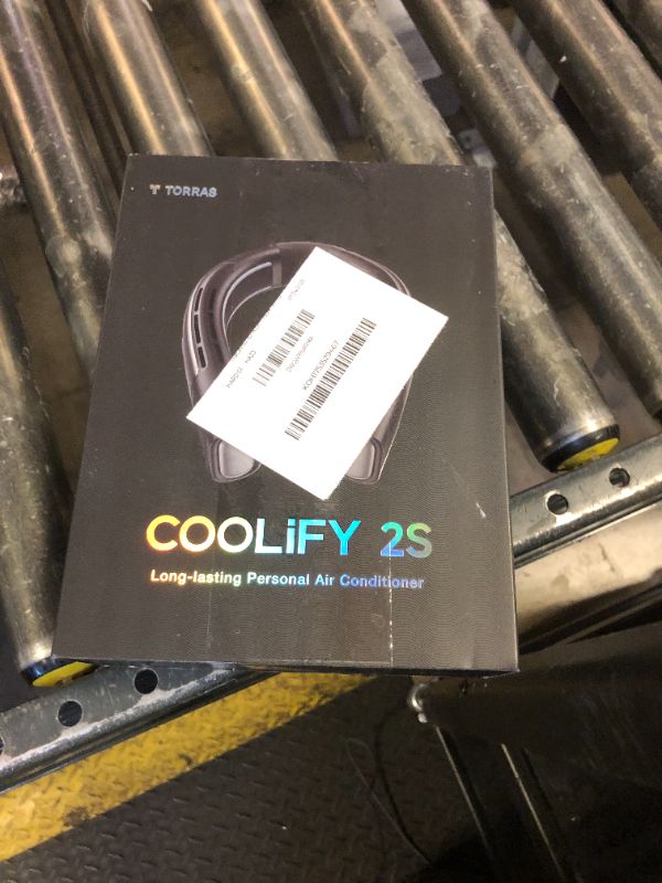 Photo 1 of TORRAS 2025 COOLiFY 2S Neck Fan, 3 Model, 3-28H Extended Battery Life, Neck Fans that Blow Cold Air, Neck Air Conditioner, Cooling Neck Fan for Work,Hiking,Travel. Gifts for Dad Husband Father, Black