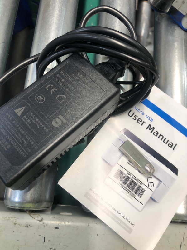 Photo 1 of (item sold for parts)(repair) vretti Shipping Label Printer, 4x6 USB Desktop Barcode Label Printer for Small Business & Shipping Packages