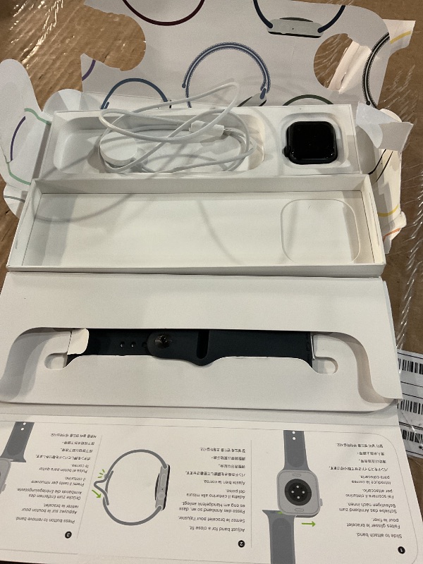Photo 1 of Apple Watch SE (2nd Gen) [GPS 40mm] Smartwatch with Midnight Aluminum Case with Midnight Sport Band S/M. Fitness and Sleep Trackers, Crash Detection, Heart Rate Monitor, Retina Display