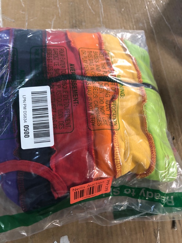 Photo 1 of Shopaholic Fashion Women's Colourful Festival Jacket, Rainbow Stripe Pixie Rib Hoodie [L]
