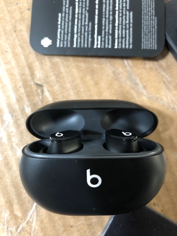 Photo 1 of Beats Studio Buds - True Wireless Noise Cancelling Earphones - Black (Renewed Premium)
