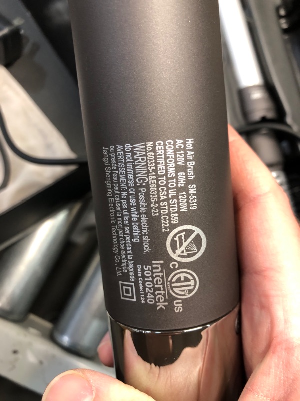 Photo 1 of (POWER TESTED) (WONT GET HOT) IBAYS Hair Dryer Brush 6 in 1 Professional Hot Air Styler, 110,000 RPM High-Speed Negative Ionic Hair Dryer, Auto Wrap Curler Frizz-Free Blow Dryer Brush for Curling Volumizing Straightening Styling