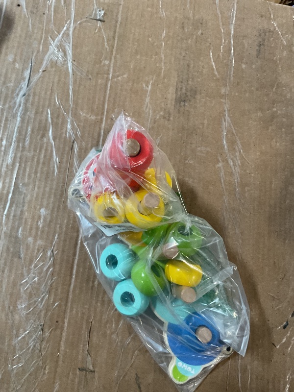 Photo 1 of ***(MISSING PARTS)***
TOWO Wooden Stacking Rings Baby –Lovely Caterpillar Counting Game - Colour Sorting Puzzle - 5 Pegs Ring Stacker - Counting Rings Early Learning Wooden Toys for 1 Year Old Gift First Birthday Boy Girl