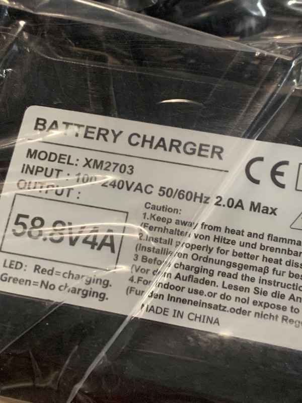 Photo 1 of (see all images) 52V Ebike Charger 58.8V 4A Lithium Battery Charger for E-Scooter/Electric Scooter/E-Bike 52v 51.8v 50v li-ion Batteries?XLR 3Pin Plug