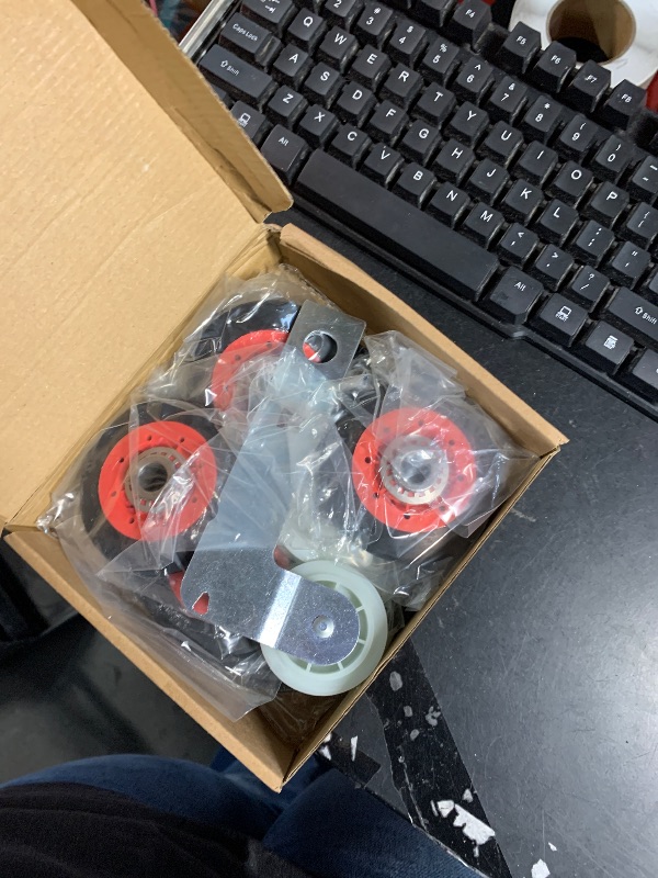 Photo 1 of [Newest] 4392067 Dryer Repair Kit and W10837240 Dryer Idler Pulley for Maytag Bravos Whirlpool Duet Kenmore Elite Dryers,with WPW10314173 Drum Roller&661570V Belt&279640 Idler Pulley by TOMOON