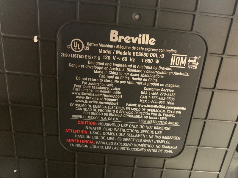 Photo 1 of 
Breville Barista Touch Espresso Machine, Damson Blue