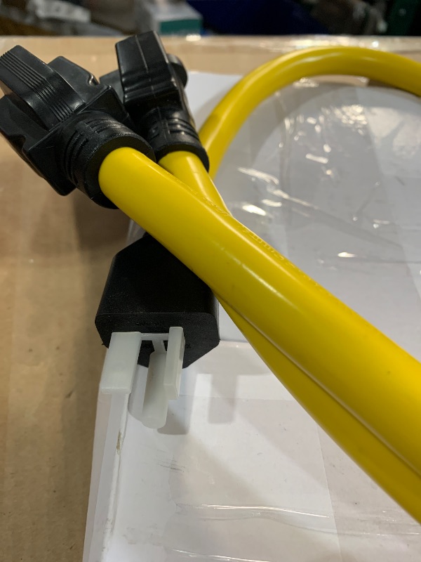 Photo 1 of (see all images) Saysurey 3FT NEMA 6-20 Y Splitter, NEMA 6-20P Male Plug to 2X 6-20/6-15R Female Receptacle, 20 Amp 3 Prong Y Splitter Outlet Extension Cord 