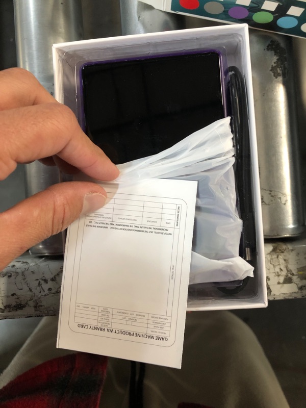 Photo 1 of ?30000 in 1? R40S Pro Retro Handheld Game Console, Video Game Console, 3.5 inch IPS Screen, More Than 20 Emulator, 256G TF Card (Purple)