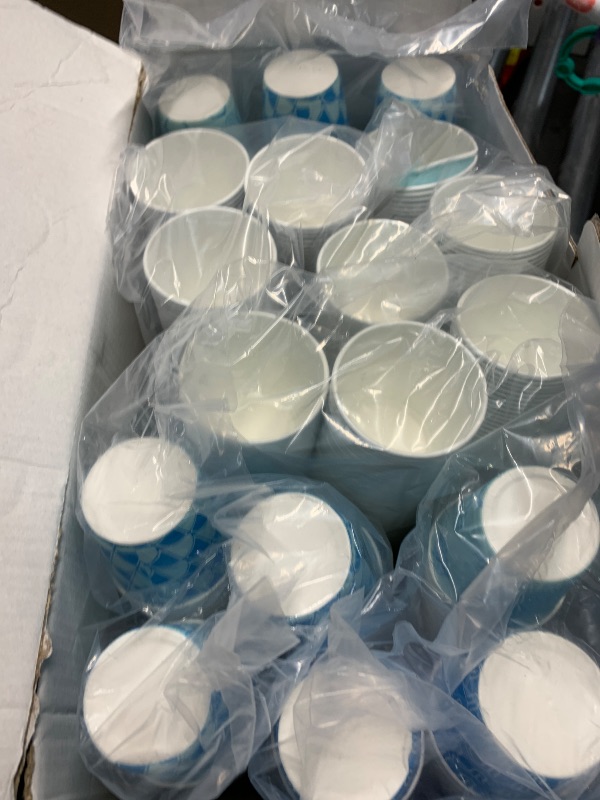 Photo 1 of [1800Pack] 3 oz Paper Cups, Small Mouthwash Cups, Disposable Bathroom Cups, Paper Cups for Party, Picnic, BBQ, Travel, and Event, Assorted designs