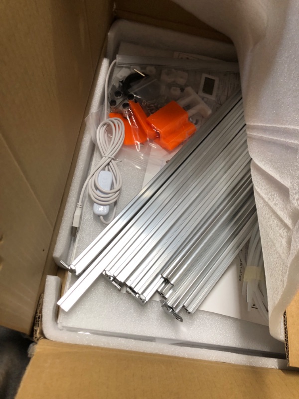 Photo 1 of 3D Printer Enclosure for Bambu Lab A1 Mini, Clear Acrylic Bambu A1 Mini Printer Dust Cover with LED Light,Dustproof Tent Constant Temperature Protective Cover Box(470×470×470mm)