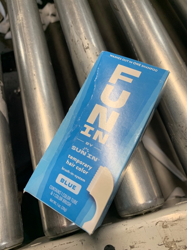 Photo 1 of *** FACTORY SEAL***Fun In by Sun In Temporary Hair Color with Easy Brush Applicator for Kids, Teens & Adults, Easter Basket Stuffers, One day color for Festivals, Events, All Hair Types
