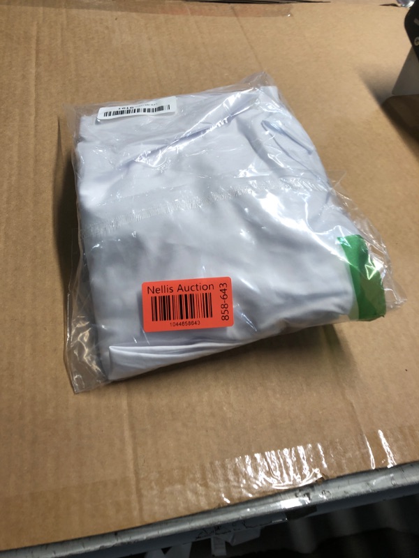 Photo 1 of (15.5" Neck 32"-33" Sleeve) (BAGGED) Calvin Klein Men's Slim Fit Non-Iron Herringbone Point Collar Dress Shirt, White, 15.5" Neck 32"-33" Sleeve
