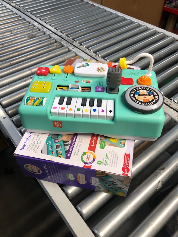 Photo 1 of (NO SOUND) Fisher-Price Laugh & Learn Baby & Toddler Toy Mix & Learn DJ Table Musical Activity Center with Lights & Sounds for Ages 6+ Months
