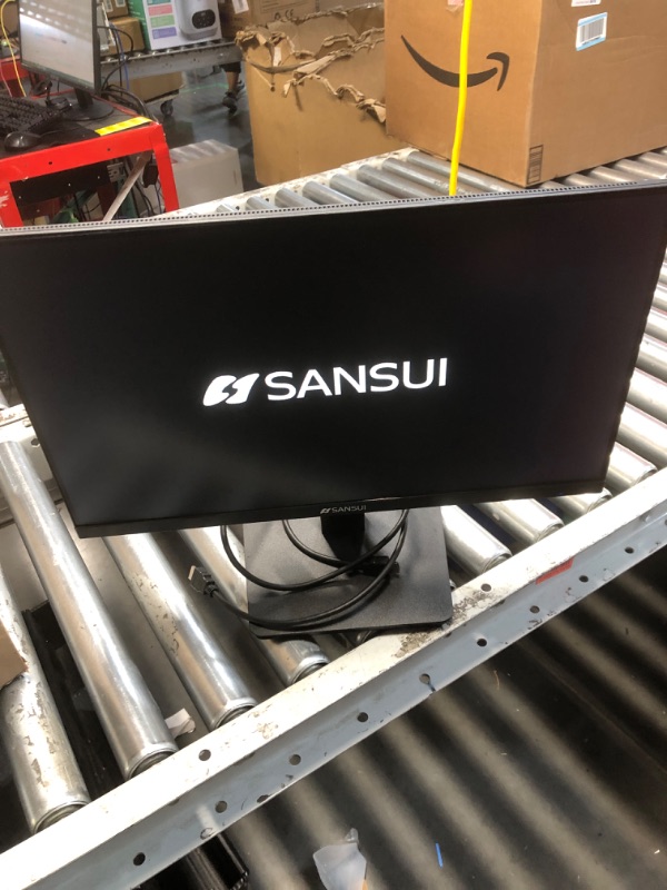 Photo 1 of SANSUI Monitor 22 inch 1080p FHD 75Hz Computer Monitor with HDMI VGA, Ultra-Slim Bezel Ergonomic Tilt Eye Care LED Display for Home Office (ES-22F1 HDMI Cable Included)