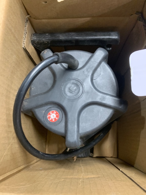 Photo 1 of (PARTS/SCRAP) (WIRE  IS CUT/HEAVILY USED) Little Giant WGP-65-PW 115 Volt, 1900 GPH Dual Discharge Direct Drive Submersible Waterfall and Pond Pump, Black, 566409