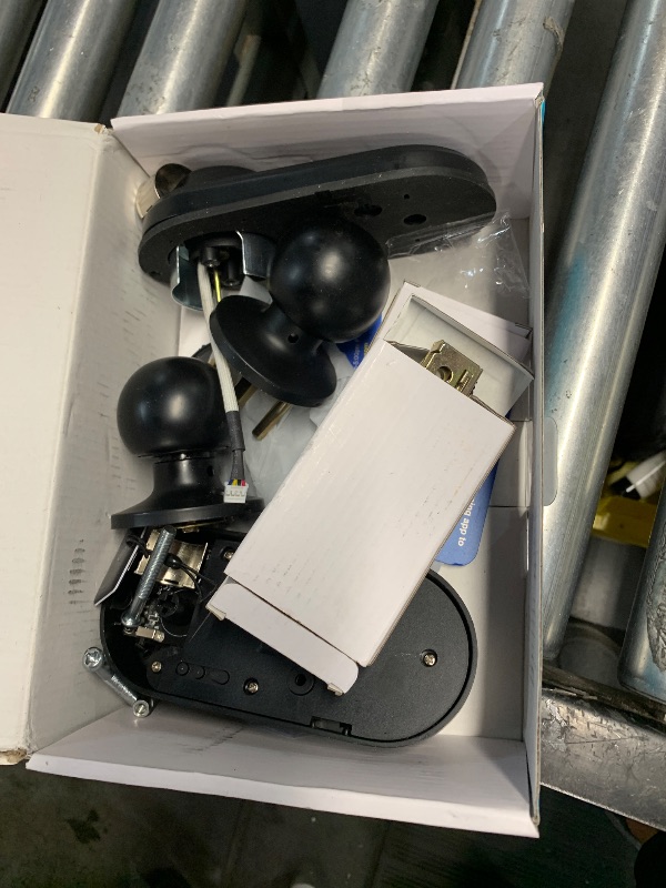 Photo 1 of (Sold for parts) Veise RZ06C Smart Locks for Front Door, 2 Knob Handle Set, Keyless Entry Deadbolt, App Control, Electronic Touchscreen