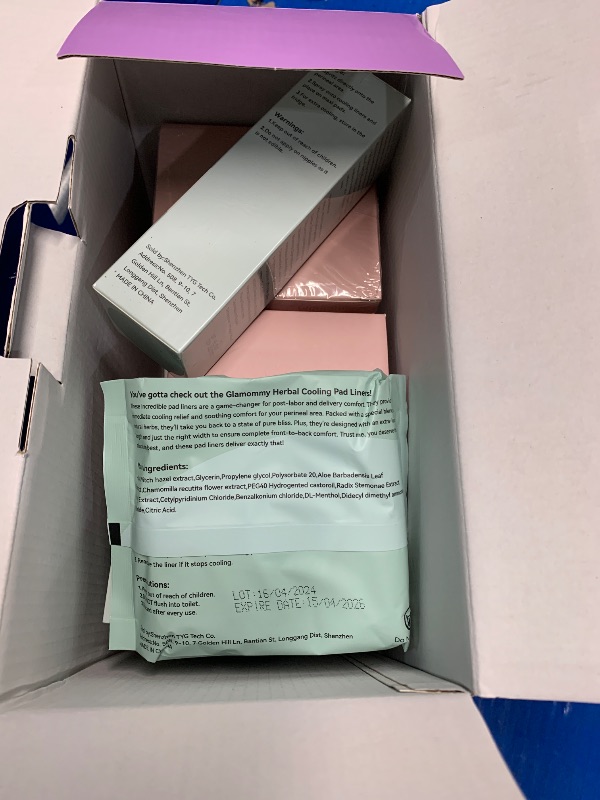 Photo 1 of ***(EXP:4/15/26 )NONREFUNDABLE***Glamommy Postpartum Recovery Essentials Kit for Women, Labor & Delivery Postpartum Care, Peri Bottle, Cooling Spray, Disposable Postpartum Underwears, Postpartum Pads, Hot&Cold Packs, Soothing Liners