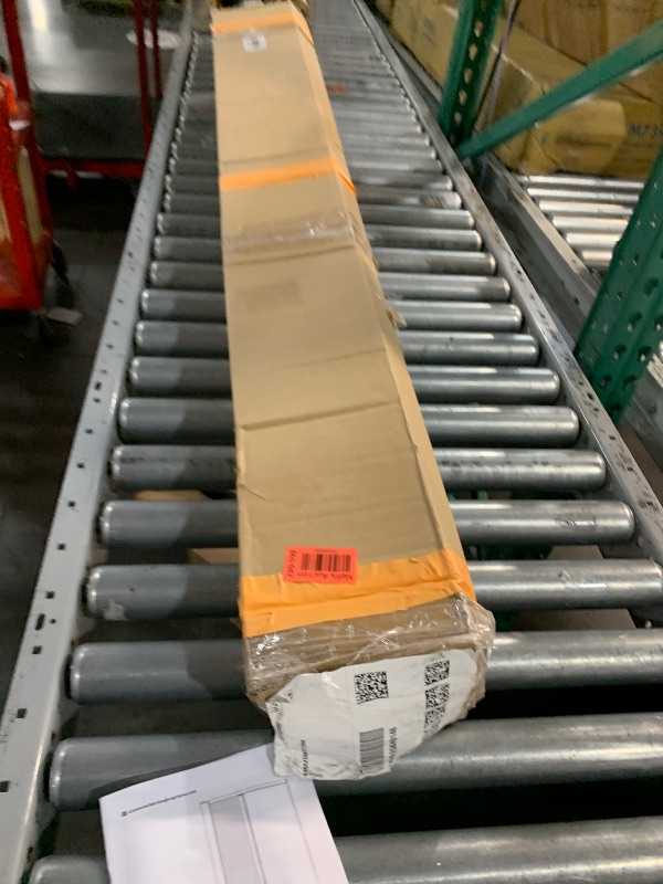 Photo 1 of (used)(unknown if complete) Paramondo Retractable Door Screen for Single Door, Free Stop Sliding Patio Doors - White (for Standard Doors 27" - 36" Wide, Up to 96" High)