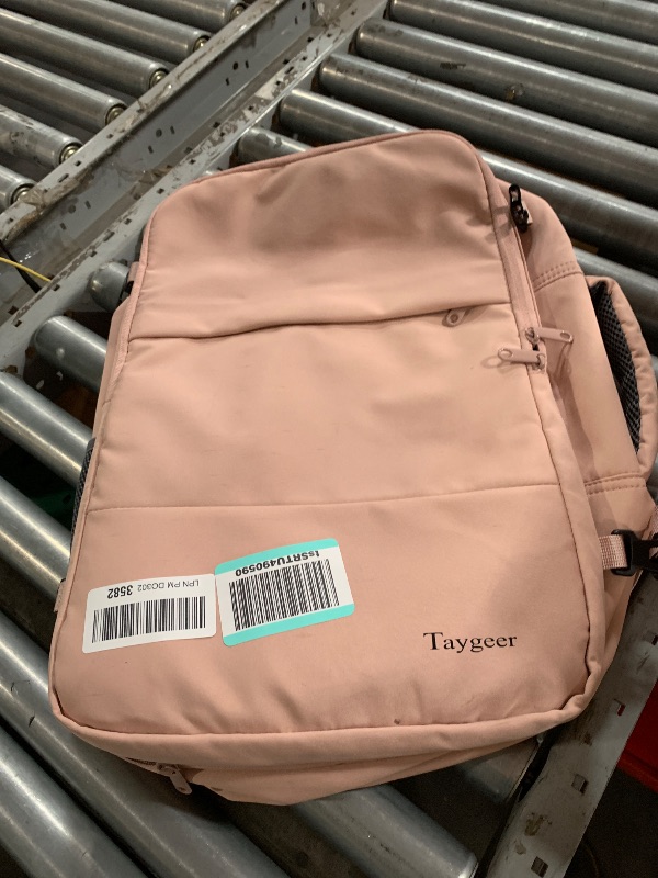 Photo 1 of ***(HEAVILY USED)***Taygeer Travel Backpack for Women, Carry On Backpack with USB Charging Port & Shoe Pouch, TSA 15.6inch Laptop Mochila Flight Approved, Nurse Bag Casual Daypack for Weekender Business Hiking, Pink