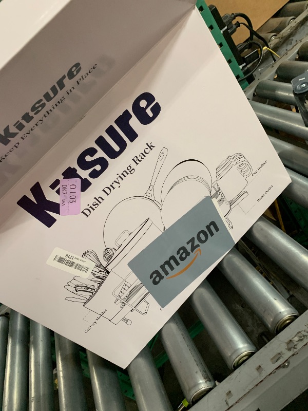 Photo 1 of (Damaged)  Large Dish Drying Rack - Extendable Dish Rack, Multifunctional Dish Rack for Kitchen Counter, Anti-Rust Dish Drainers