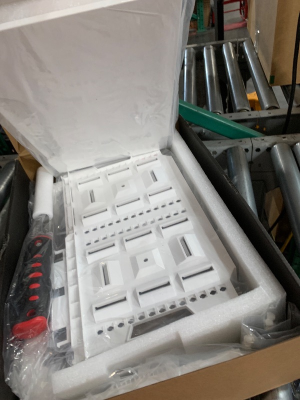 Photo 1 of Perlegear 17? in-Wall Media Box, Electrical Box, Recessed Outlet Box and Media Enclosure for One Connect Box & Network Switches, Cable Management Kit with Cutting Template, Dust Bag & Drywall Saw