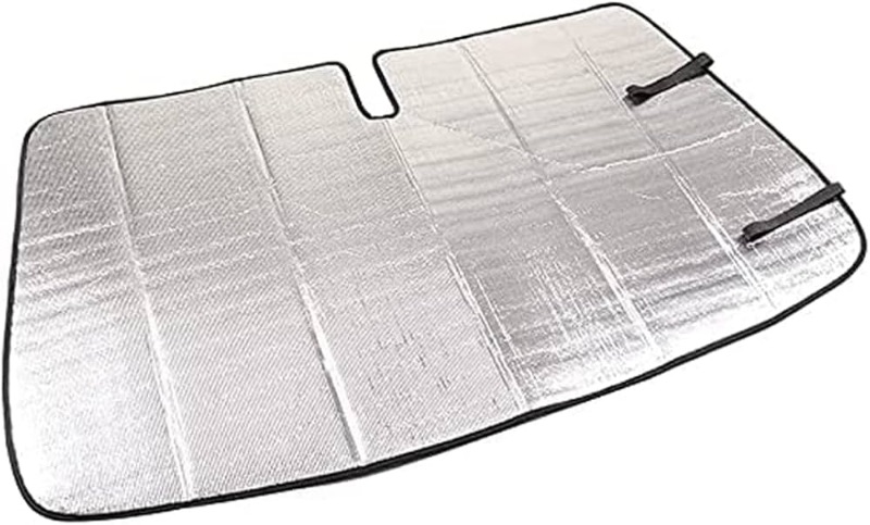 Photo 1 of 
Windshield Sunshade for 2015-2021 Aluminum Foil Car Front Window Sun Shade Foldable Sun Visor Accessories