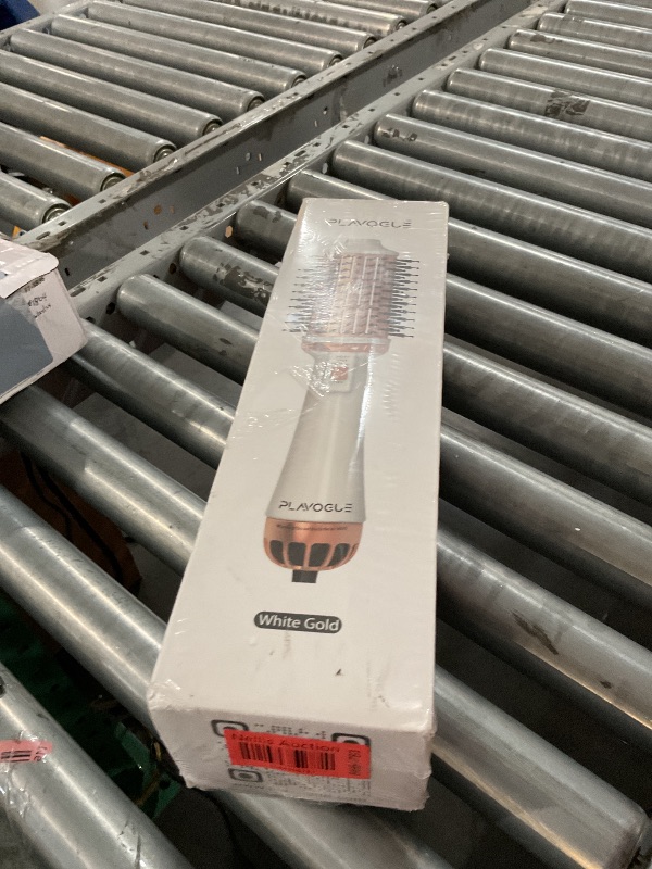 Photo 1 of **FACTORY SEALED**Plavogue Dual Voltage Blow Dryer Brush for European Travel,110V-240V Hot Air Brush with Volumizer, Negative Ionic Anti-Frizz - Styling Brush with Ceramic Coating for Long/Mid Hair Types, Oval Shape