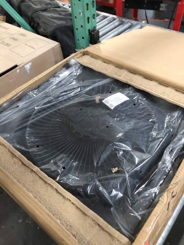 Photo 1 of (PARTS) (NOT FUNCTIONAL) Vornado Model 80 High Velocity Electric Box Fan with Removable Grille, 5 Speed Settings, Powerful Airflow, Whole Room Air Circulation, Quiet Operation, Cord Storage, Durable Floor Fan, Ice White