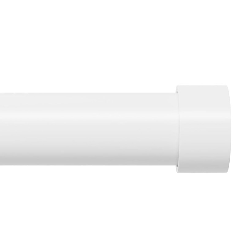 Photo 1 of *STOCK IMAGE FOR REFERENCE*White Extra Long Curtain Rods 120-inch To 170-inch, 1" Heavy Duty Curtain Rod for Outdoor Pato, Living Room, Bedroom, Metal Modern Curtain Pole with End Caps, 10 to 14.2 ft Drapery Rod