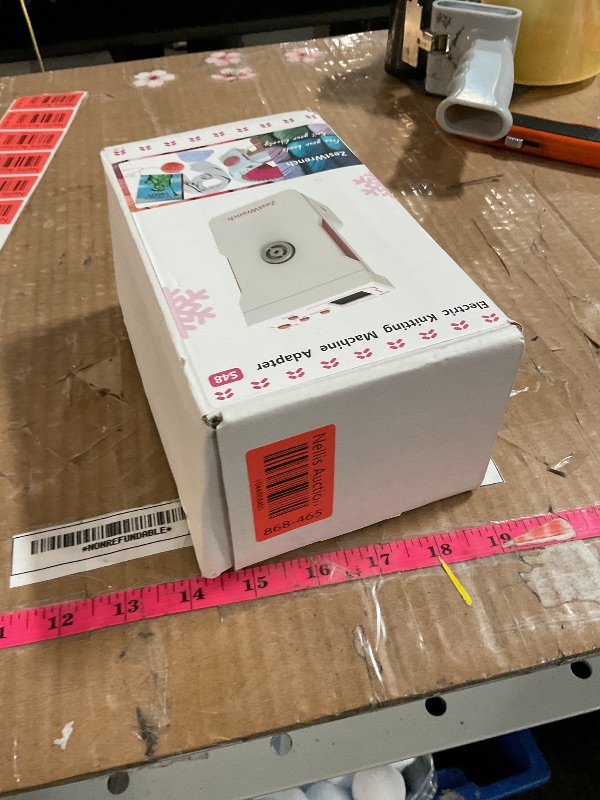 Photo 1 of [2025 Upgrade] ZestWrench Electric Knitting Machine Adapter for Sentro Knitting Machine 48 Needles, Automatic Knitting Machine Accessories with LCD Panel & Row Counter, Flat/Circular Knitting Modes