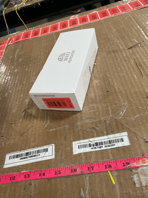 Photo 1 of WiFi Extender Signal Booster, 2025 WiFi Extender AC1200Mbps Dual Band (5.8GHz/2.4GHz), WiFi Booster with Ethernet Port for Home Covers up to 10000 Sq.ft, Compatible with More Devices