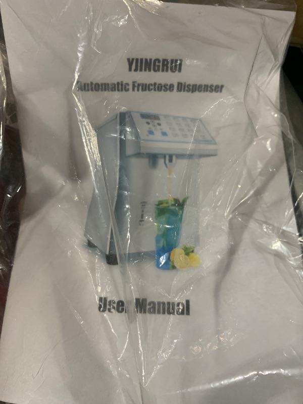 Photo 1 of (used) (see images) YJINGRUI Fructose Dispenser, Brushed Stainless Steel Fructose Machine, Syrup Dispenser Machine