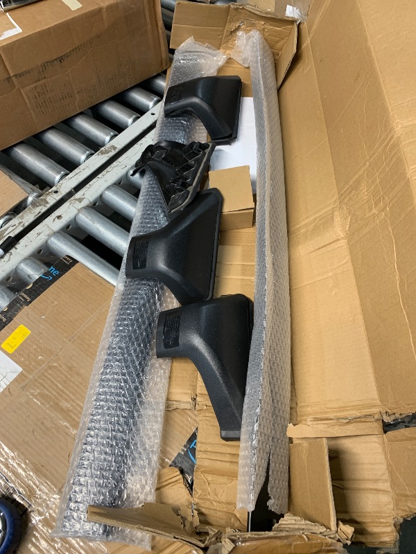 Photo 1 of (PARTS) (NOT A COMPLETE SET) Cross Bars Roof Racks fit for 2020 2021 2022 2023 2024 2025 Toyota Highlander L & LE & Hybrid LE & Hybrid LE Nightshade Luggage Crossbars Cargo Carrier Carrying (Without Rails)
