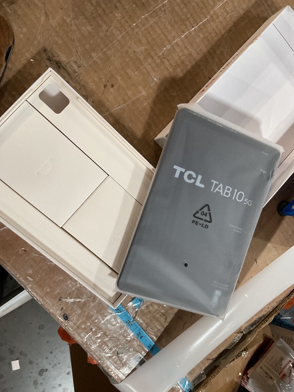 Photo 1 of *FACTORY SEALED* open for inspection
TCL TAB 10 5G - Android Tablet, 5G T-mobile Unlocked, Wi-Fi, 10”, 4GB RAM + 32GB Storage up to 512GB, Android 12, US Version, Gray