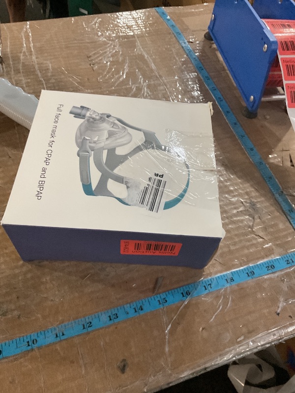 Photo 1 of TMS Comfort Series Nasal CPAP Mask Full Face - Reusable CPAP Supplies - Covers Nose and Mouth - Includes Headgear, Frame, Elbows and Full Face Mask Cushion