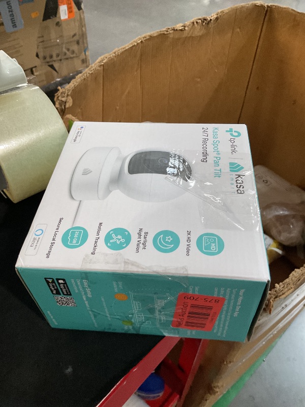 Photo 1 of Kasa 2K QHD Security Camera Pan/Tilt, Starlight Sensor for Color Night Vision, Motion Detection for Baby & Pet Monitor, 2-Way Audio, Cloud & SD Card Storage, Works with Alexa & Google Home (KC410S)