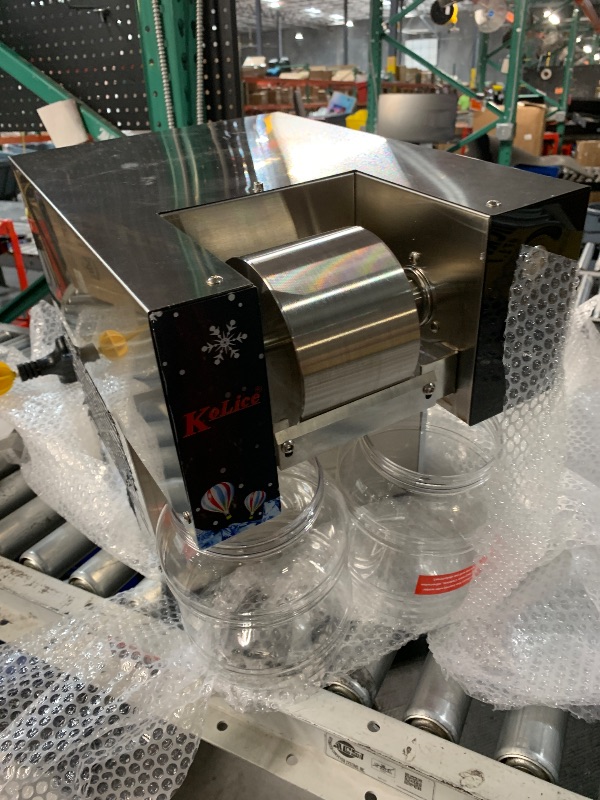 Photo 1 of ***PARTS ONLY***Kolice Automatic Electric Ice Shaved Machine, Snowflake Ice Shaver, 198lbs/day Snowflake Ice Machine, Air Cooling for Home, Parties, Food Truck, Restaurant, Milktea Shops,etc