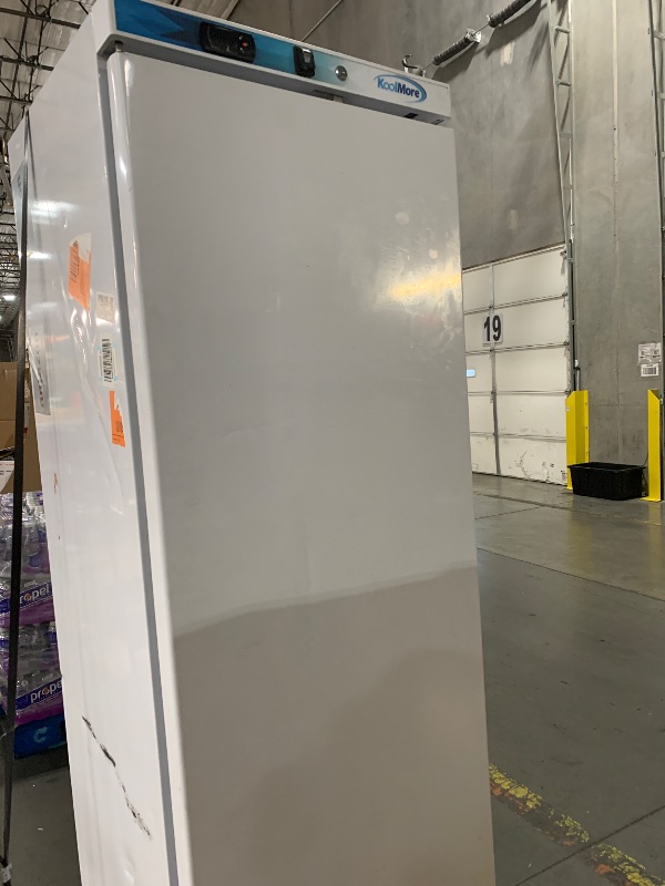 Photo 1 of *VERY DIRTY AROUND THE FREEZER*
12 Cu. ft. Commercial Reach in Freezer in White Manual Defrost (KM-FMD12WH)