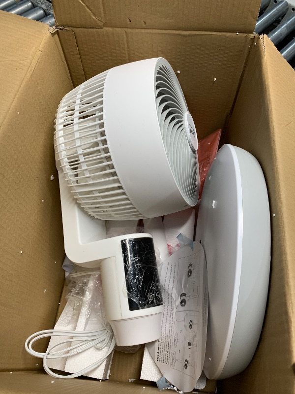 Photo 1 of (PARTS) (NOT A COMPLETE SET) JRD Fan, 70°+90° Omni-directional Oscillating Pedestal Fan For Bedroom, 100ft Circulator With Remote,Quiet Standing Fans, Adjustable Height, 6 Speeds, 3 Modes, 24H Timer, Home Office