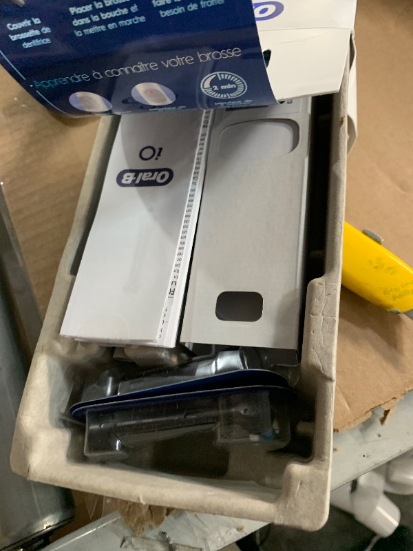 Photo 1 of ***PARTS ONLY/SEE CLERK NOTES***Oral-B iO Series 2 Rechargeable Electric Powered Toothbrush Starter Kit, Night Black with 2 Brush Heads - Automatic Pressure Sensor to Protect Gums - 3 Modes - 2 Min Timer